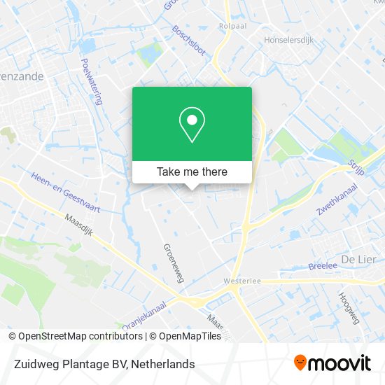 Zuidweg Plantage BV map