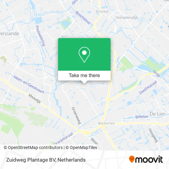 Zuidweg Plantage BV map