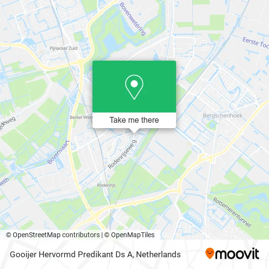 Gooijer Hervormd Predikant Ds A map