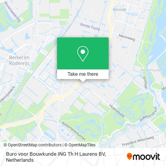 Buro voor Bouwkunde ING Th H Laurens BV map