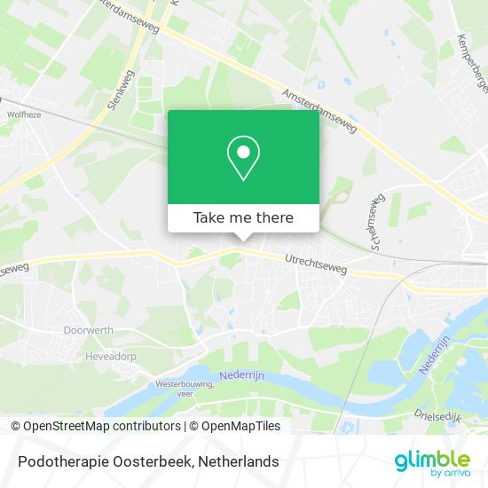 Podotherapie Oosterbeek map