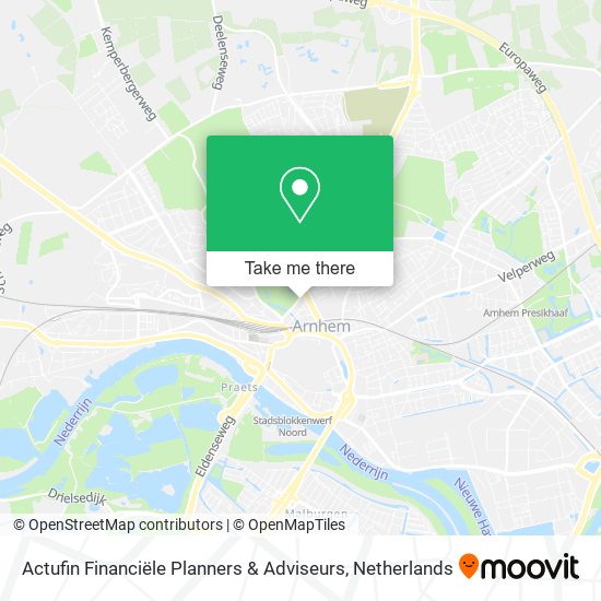 Actufin Financiële Planners & Adviseurs map