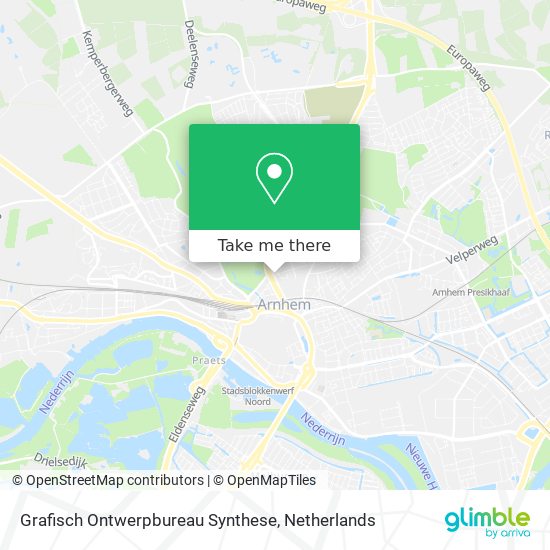 Grafisch Ontwerpbureau Synthese map