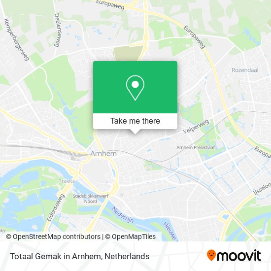 Totaal Gemak in Arnhem Karte