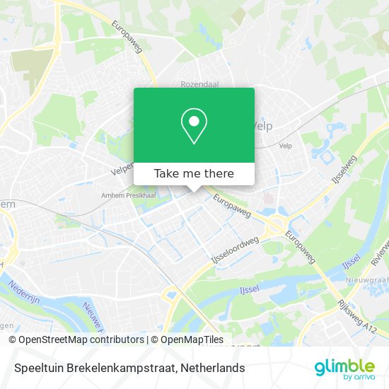 Speeltuin Brekelenkampstraat map