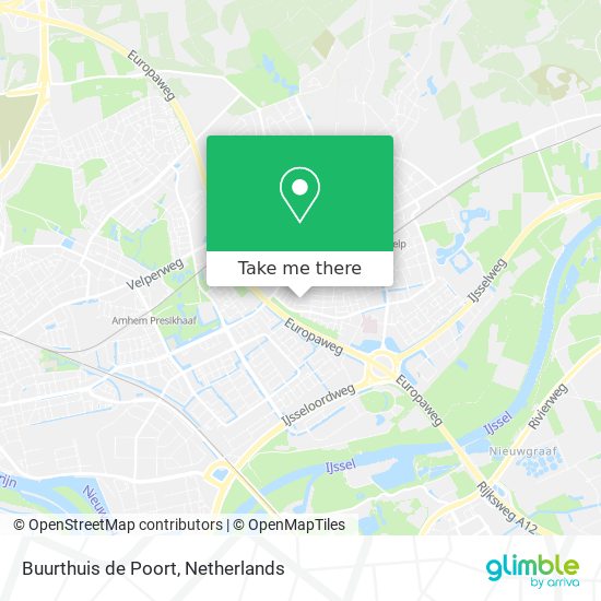 Buurthuis de Poort map