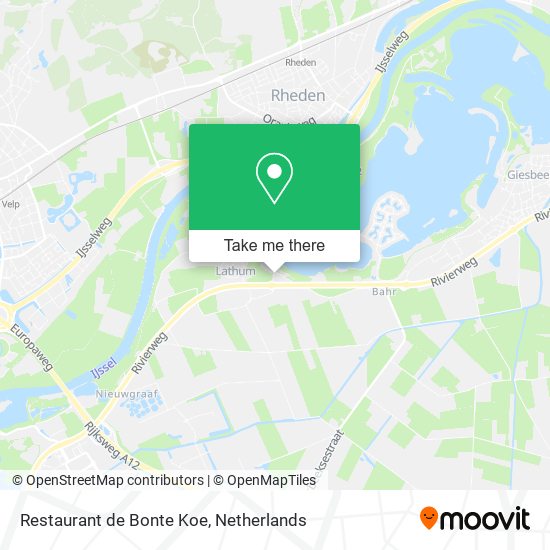 Restaurant de Bonte Koe map