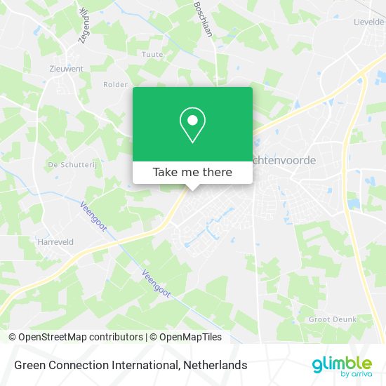 Green Connection International map