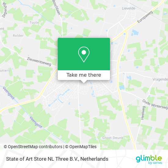 State of Art Store NL Three B.V. map