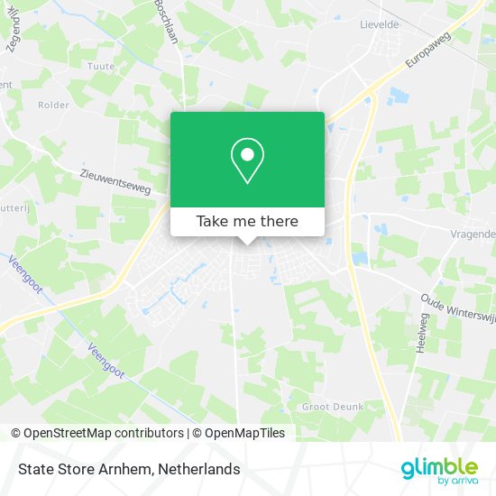 State Store Arnhem map