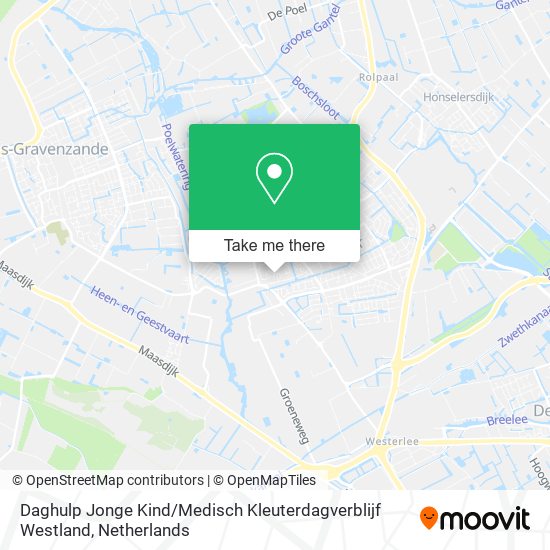 Daghulp Jonge Kind / Medisch Kleuterdagverblijf Westland map