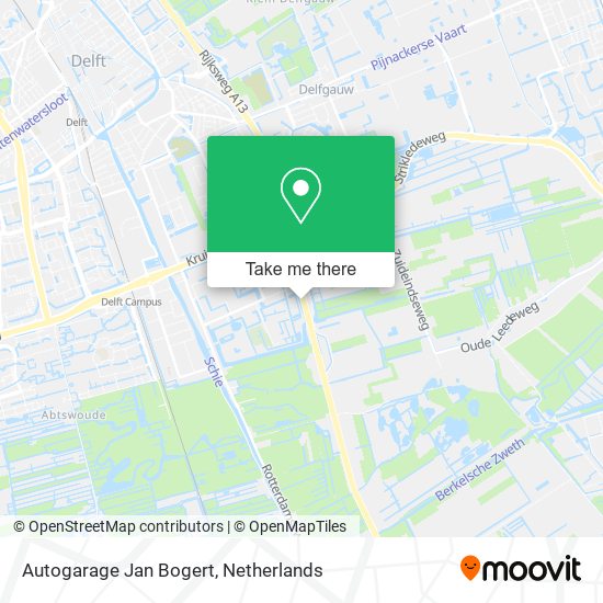 Autogarage Jan Bogert map