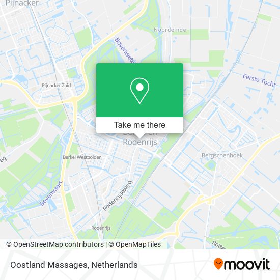 Oostland Massages map