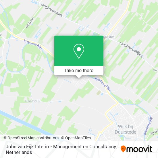 John van Eijk Interim- Management en Consultancy map