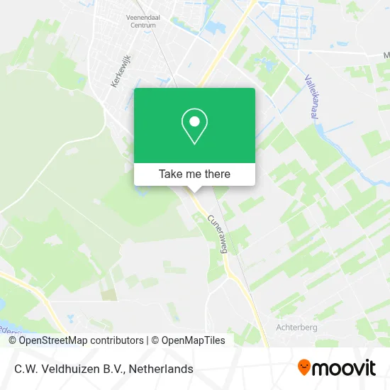 C.W. Veldhuizen B.V. map