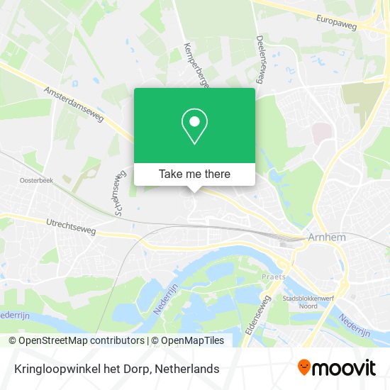 Kringloopwinkel het Dorp Karte