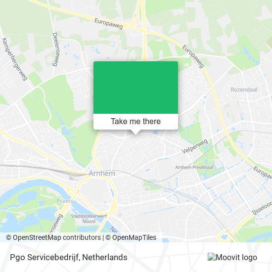 Pgo Servicebedrijf map