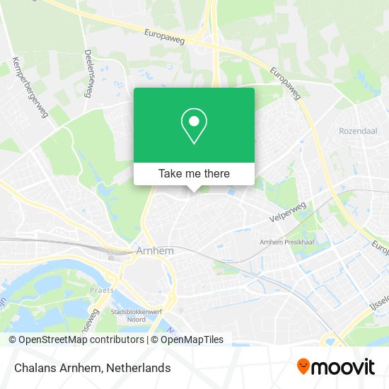 Chalans Arnhem map