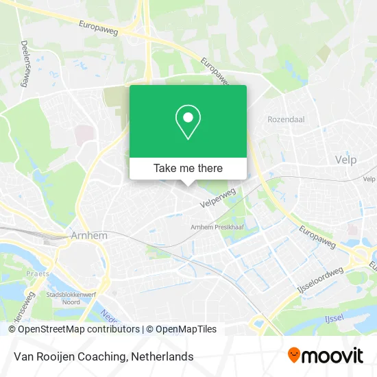 Van Rooijen Coaching map