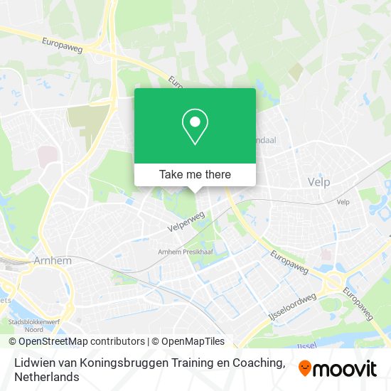 Lidwien van Koningsbruggen Training en Coaching Karte