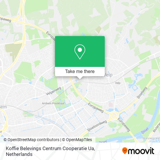 Koffie Belevings Centrum Cooperatie Ua map