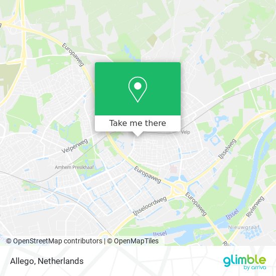 Allego map