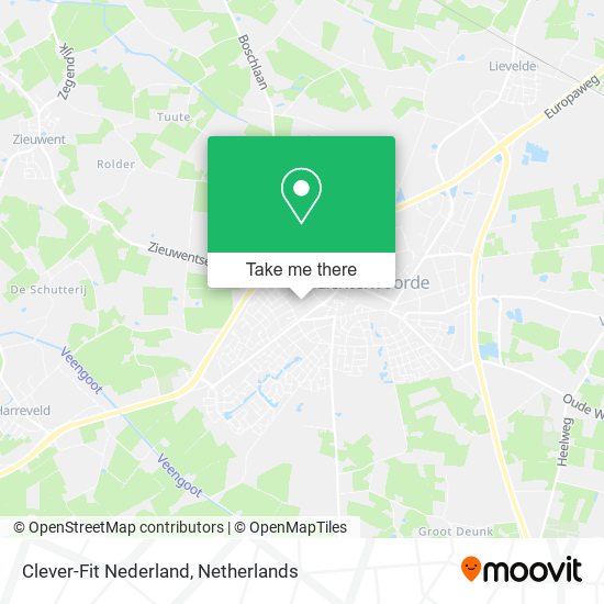 Clever-Fit Nederland Karte