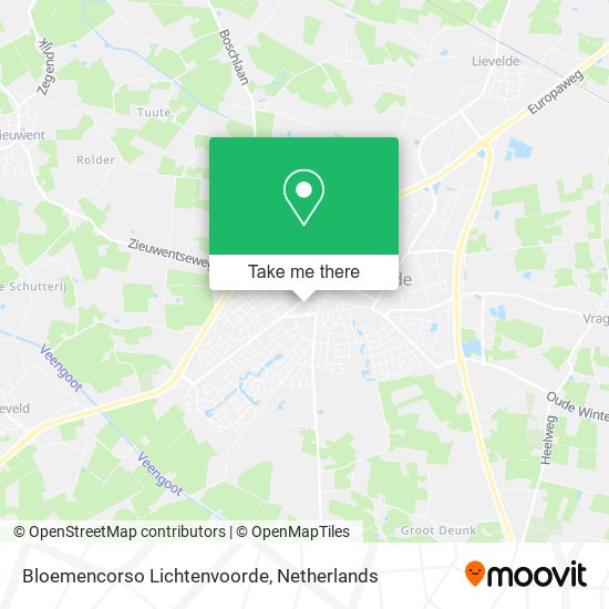 Bloemencorso Lichtenvoorde Karte