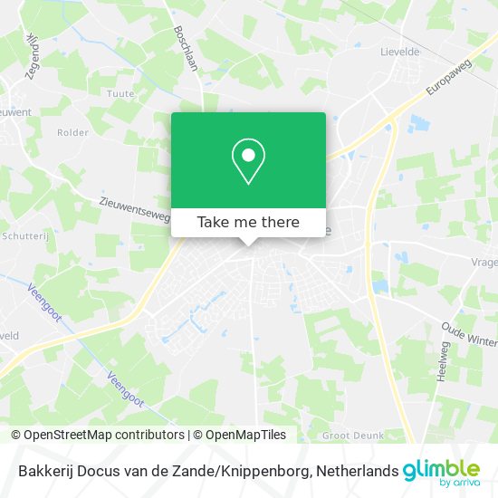 Bakkerij Docus van de Zande / Knippenborg map