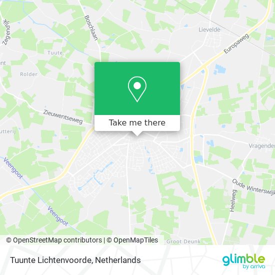 Tuunte Lichtenvoorde Karte