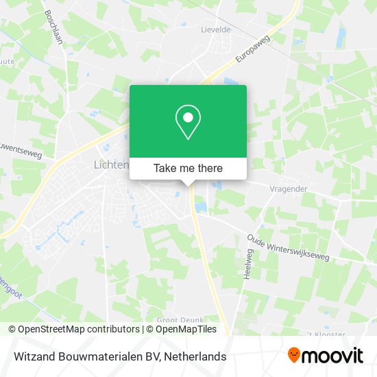 Witzand Bouwmaterialen BV map