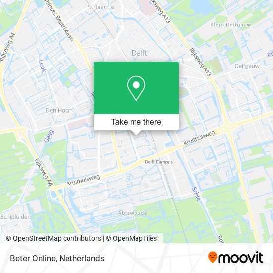 Beter Online map