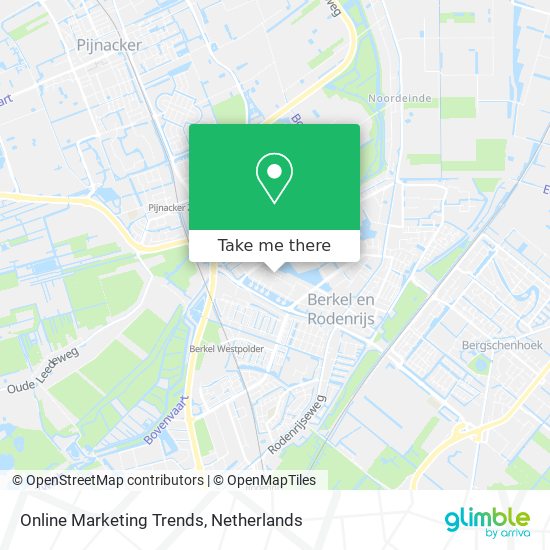 Online Marketing Trends map