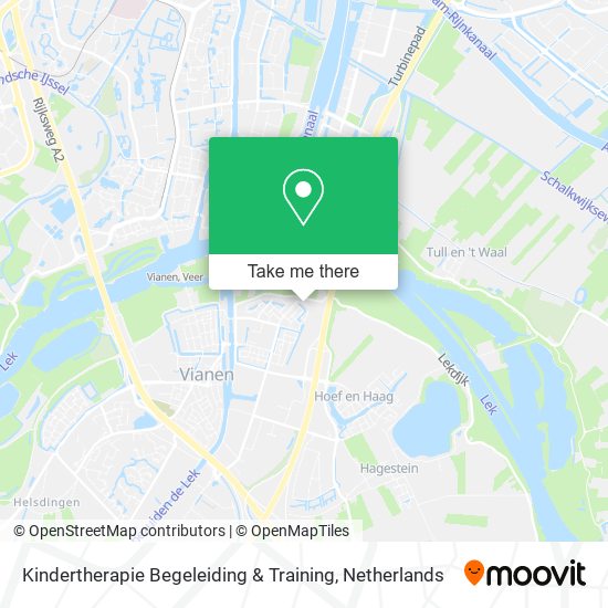 Kindertherapie Begeleiding & Training map