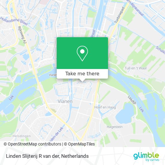 Linden Slijterij R van der map