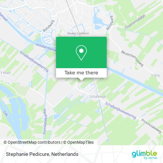 Stephanie Pedicure map