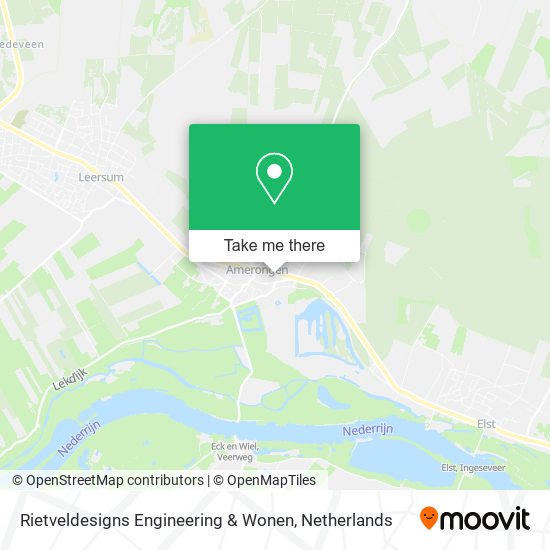 Rietveldesigns Engineering & Wonen map