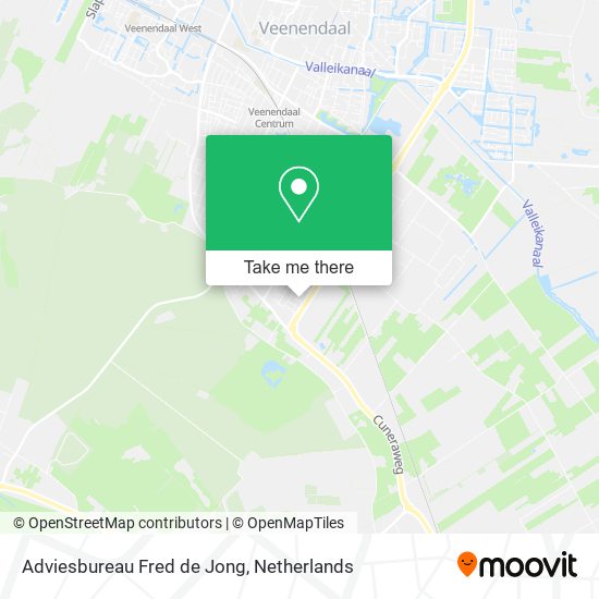 Adviesbureau Fred de Jong map