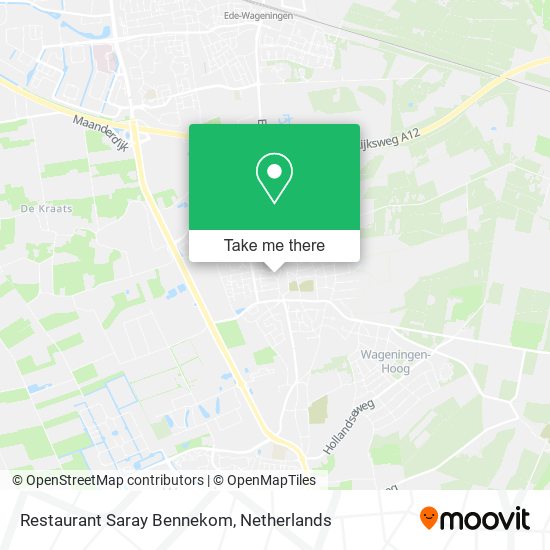 Restaurant Saray Bennekom map