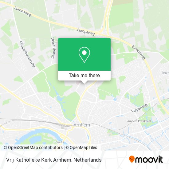 Vrij-Katholieke Kerk Arnhem map