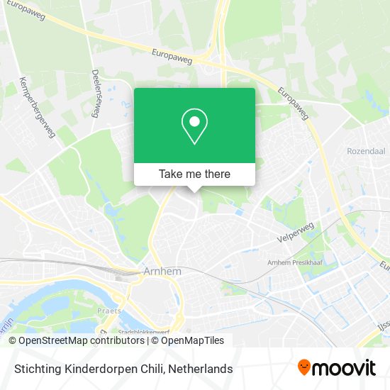 Stichting Kinderdorpen Chili map