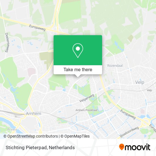 Stichting Pieterpad Karte