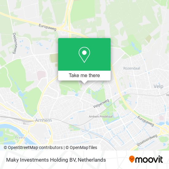 Maky Investments Holding BV map