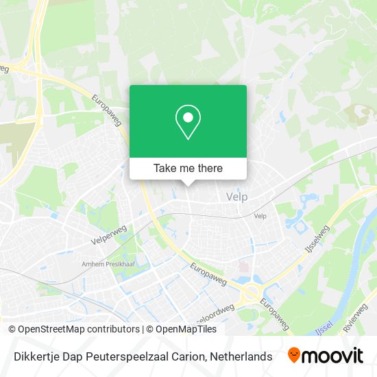 Dikkertje Dap Peuterspeelzaal Carion map