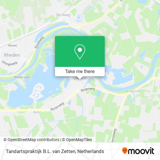 Tandartspraktijk B.L. van Zetten Karte