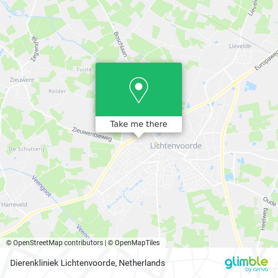 Dierenkliniek Lichtenvoorde map