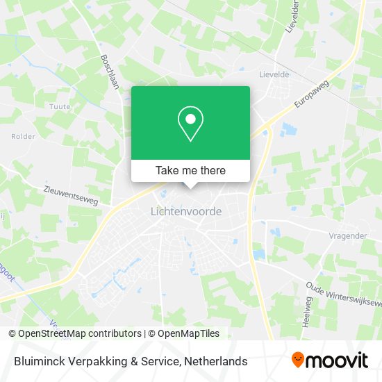 Bluiminck Verpakking & Service map