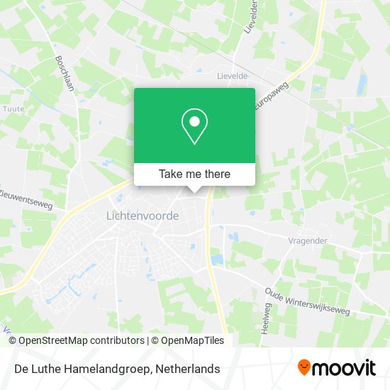 De Luthe Hamelandgroep map