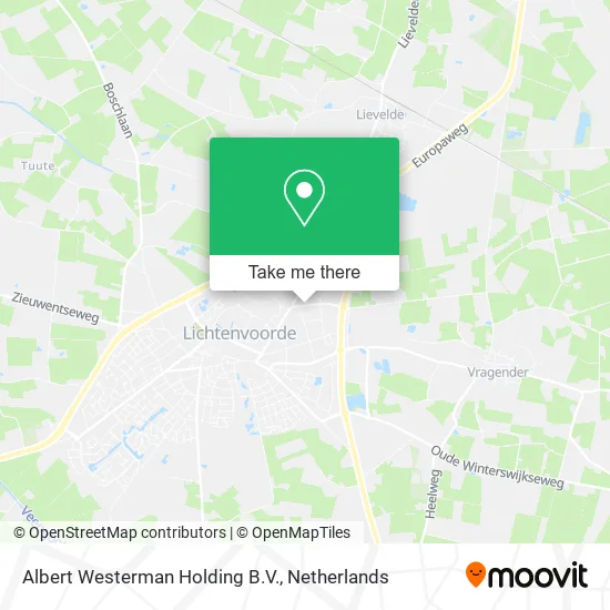 Albert Westerman Holding B.V. map