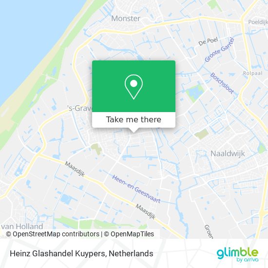 Heinz Glashandel Kuypers map